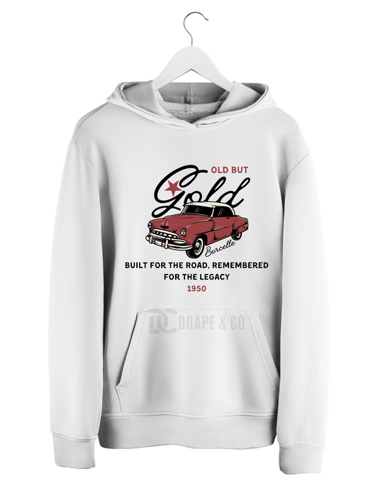 Gold Vintage Car Hoodie